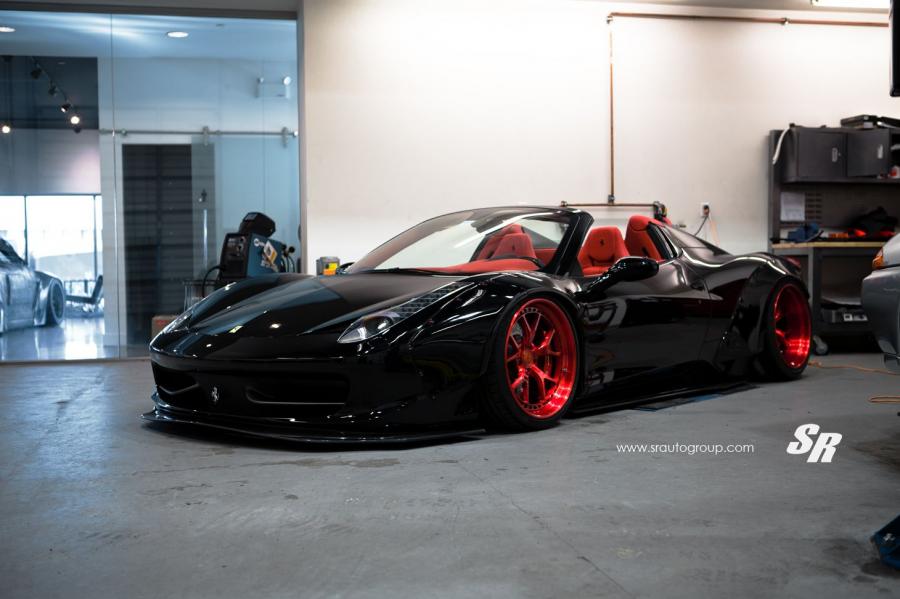 Ferrari 458 Spider by Liberty Walk and SR Auto Group '2015